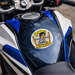 Basanti In Kutto Ke Samne Mat Nachna™ Funny Sticker | Waterproof Vinyl Car & Bike Sticker thumbnail