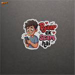 Pyaar Ek Scam Hai™ Funny Attitude Sticker | Premium Vinyl Waterproof Car, Bike & Laptop Sticker thumbnail