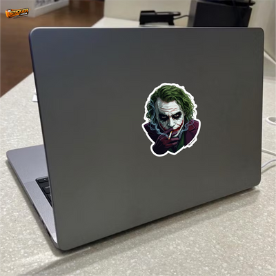 Joker Attitude Sticker™ | Premium Waterproof Vinyl Laptop, Car & Bike Sticker | Dark Aesthetic Decal