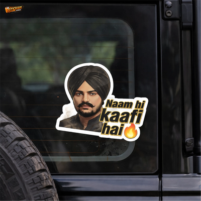 Naam Hi Kaafi Hai™ Funny Sticker | Waterproof Vinyl Car & Bike Sticker