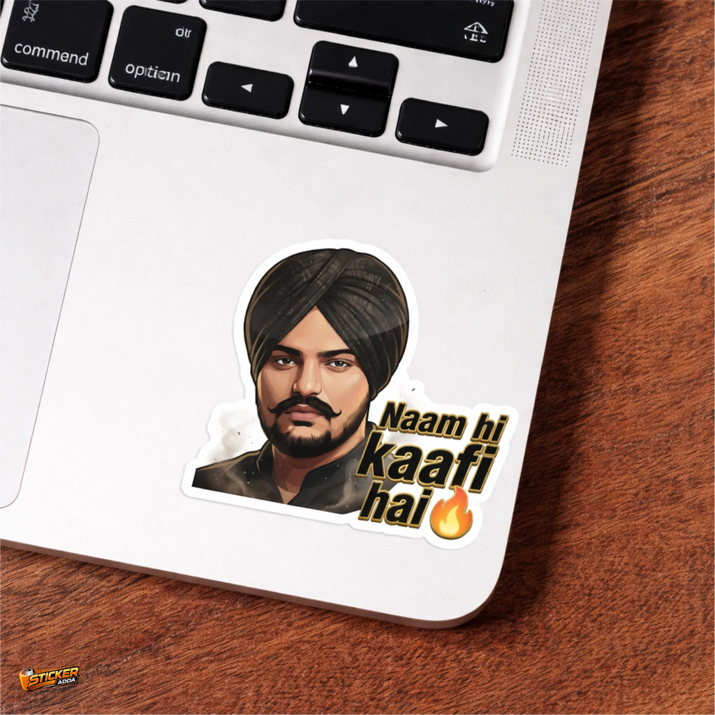 Naam Hi Kaafi Hai™ Funny Sticker | Waterproof Vinyl Car & Bike Sticker | StickerAdda™