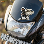 Power Dikhani Nahi Feel Karwani Hoti Hai™ Bike Sticker | Waterproof Vinyl Decal for Car, Helmet & Laptop thumbnail