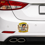 Basanti In Kutto Ke Samne Mat Nachna™ Funny Sticker | Waterproof Vinyl Car & Bike Sticker thumbnail