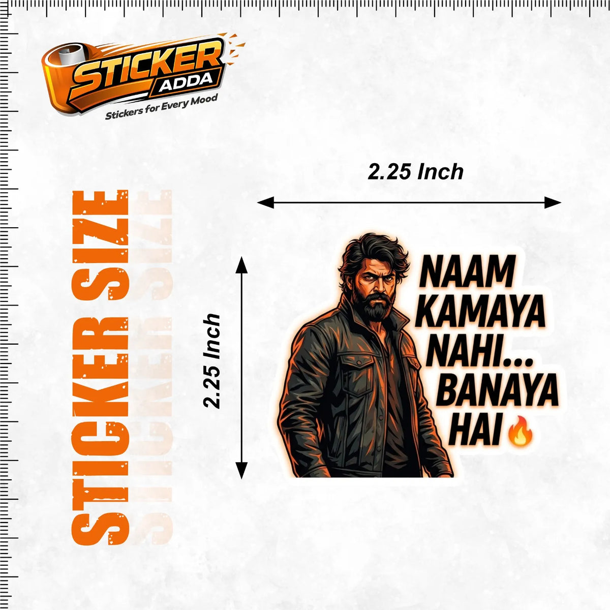 naam kamaya nahi banaya hai sticker