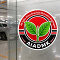 AIADMK™ Sticker | Premium Waterproof Vinyl Car, Bike, Laptop & Helmet Sticker | StickerAdda™