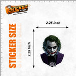 Why So Serious™ Joker Sticker | Waterproof Vinyl Laptop, Car & Bike Sticker thumbnail