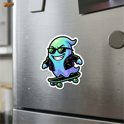 Ghost Rider Swag™ Sticker – Cool Skateboarding Spirit Vinyl Decal for Laptop, Bike & Helmet