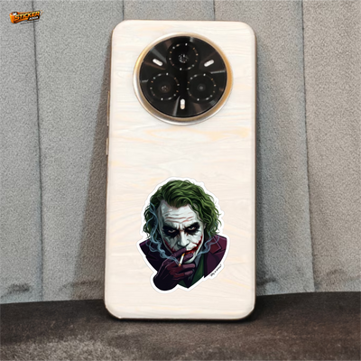 Joker Attitude Sticker™ | Premium Waterproof Vinyl Laptop, Car & Bike Sticker | Dark Aesthetic Decal
