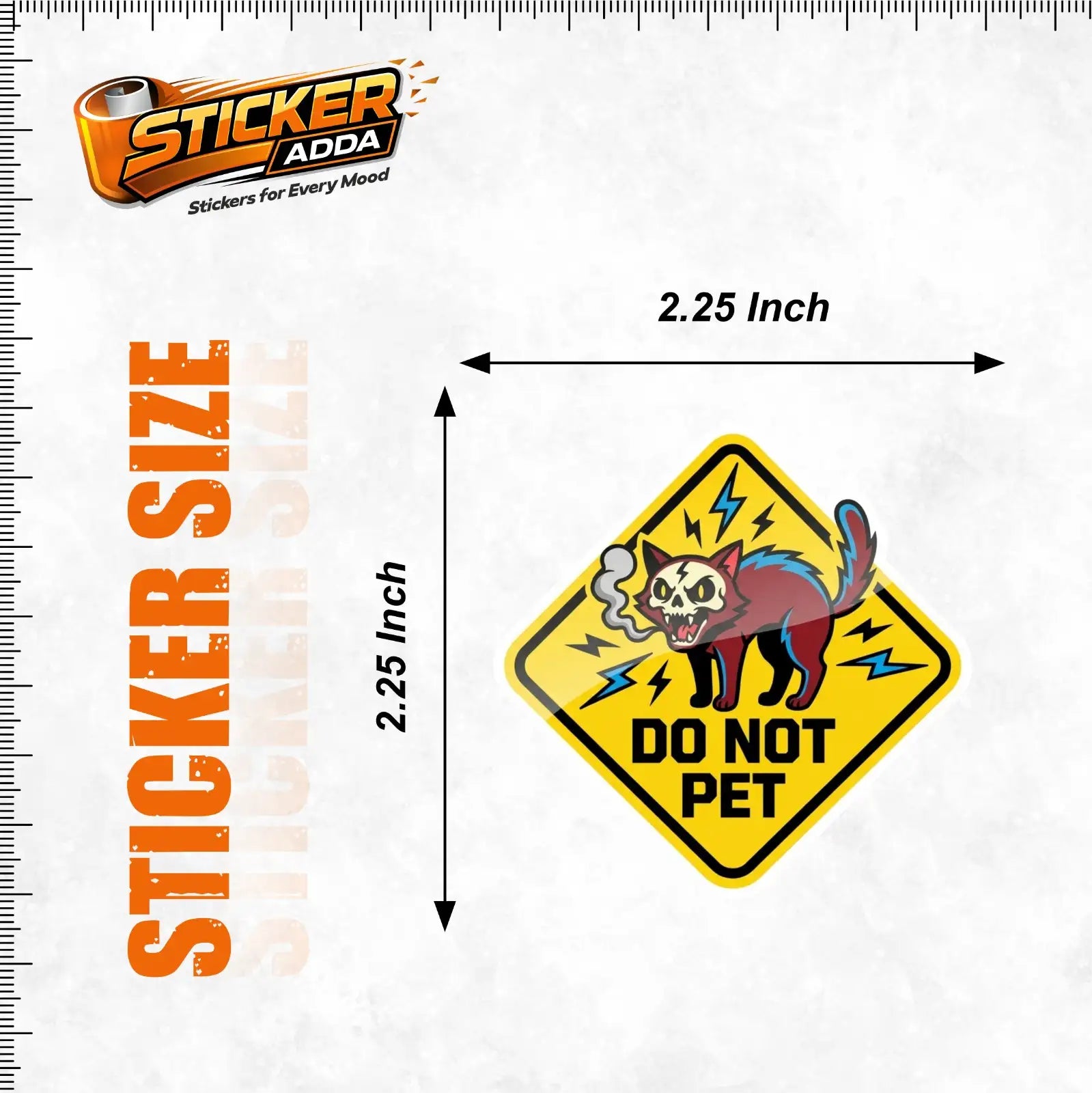do not pet sticker