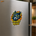 Savage Mode™ Wolf Sticker | Premium Waterproof Vinyl Car & Bike Sticker | Aggressive Attitude Decal | StickerAdda™