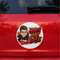 Horn Mat Baja Savage Attitude Sticker | Funny Waterproof Vinyl Decal for Car, Bike & Helmet | StickerAdda™