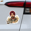 Level Apna High Hai™ Punjabi Attitude Sticker | Premium Waterproof Vinyl Laptop, Car & Bike Sticker | StickerAdda™