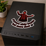 Picture Abhi Baaki Hai Mere Dost™ Funny Bollywood Attitude Sticker for Car, Bike, Laptop & Helmet | Waterproof Vinyl Decal thumbnail