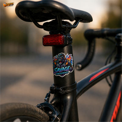 Savage Unleashed Gorilla™ Car Sticker | Premium Waterproof Vinyl Decal | Bold Beast Mode Attitude Sticker