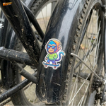 Urban Monkey Vibes™ Skateboard Cartoon Sticker | Stylish Waterproof Vinyl Decal for Car, Laptop, Bike & Helmet thumbnail