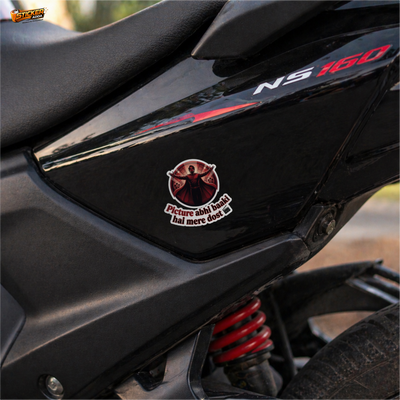 Picture Abhi Baaki Hai Mere Dost™ Funny Bollywood  Sticker for Car, Bike, Laptop & Helmet | Waterproof Vinyl Decal (Copy)